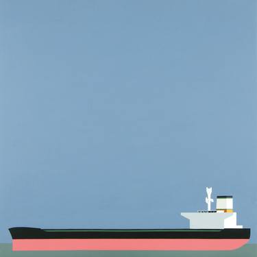 Original Pop Art Ship Paintings by Jeroen Allart