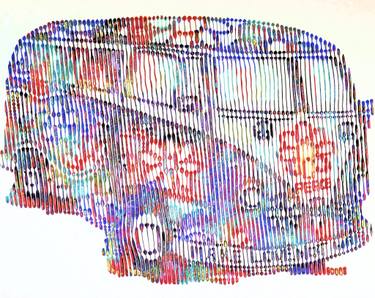 Original Conceptual Automobile Paintings by Virginie Schroeder