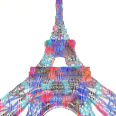 Original Abstract Architecture Paintings by Virginie Schroeder