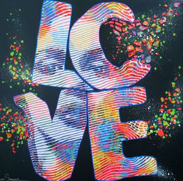 Original Art Deco Abstract Paintings by Virginie Schroeder