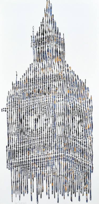 Original Abstract Architecture Paintings by Virginie Schroeder
