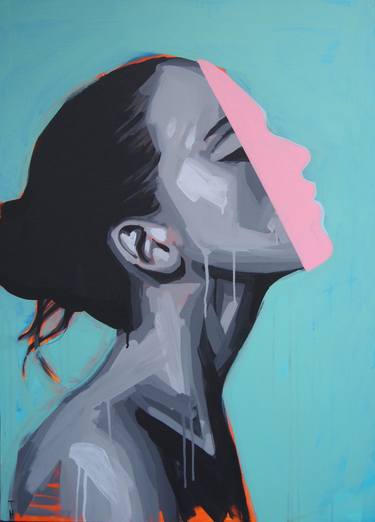 Original Contemporary Portrait Paintings by Tracy Hamer