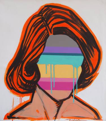 Original Pop Art Fashion Paintings by Tracy Hamer