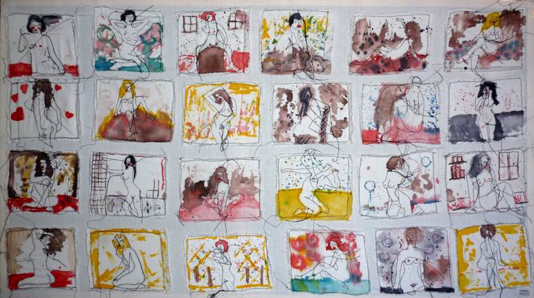 Original Impressionism Erotic Installation by Susana Pereira