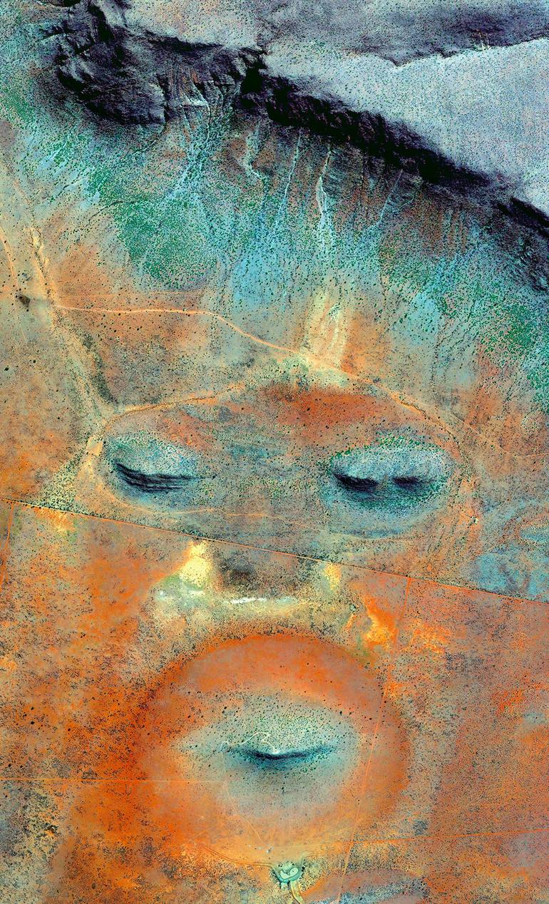 Original Abstract Expressionism Aerial Photography by Max Serradifalco