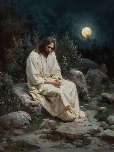 Original Figurative Religion Painting by Mart Sander