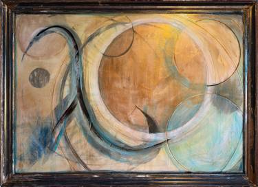 Original Abstract Science/Technology Painting by Billy Shannon