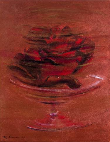 Original Abstract Botanic Painting by Billy Shannon
