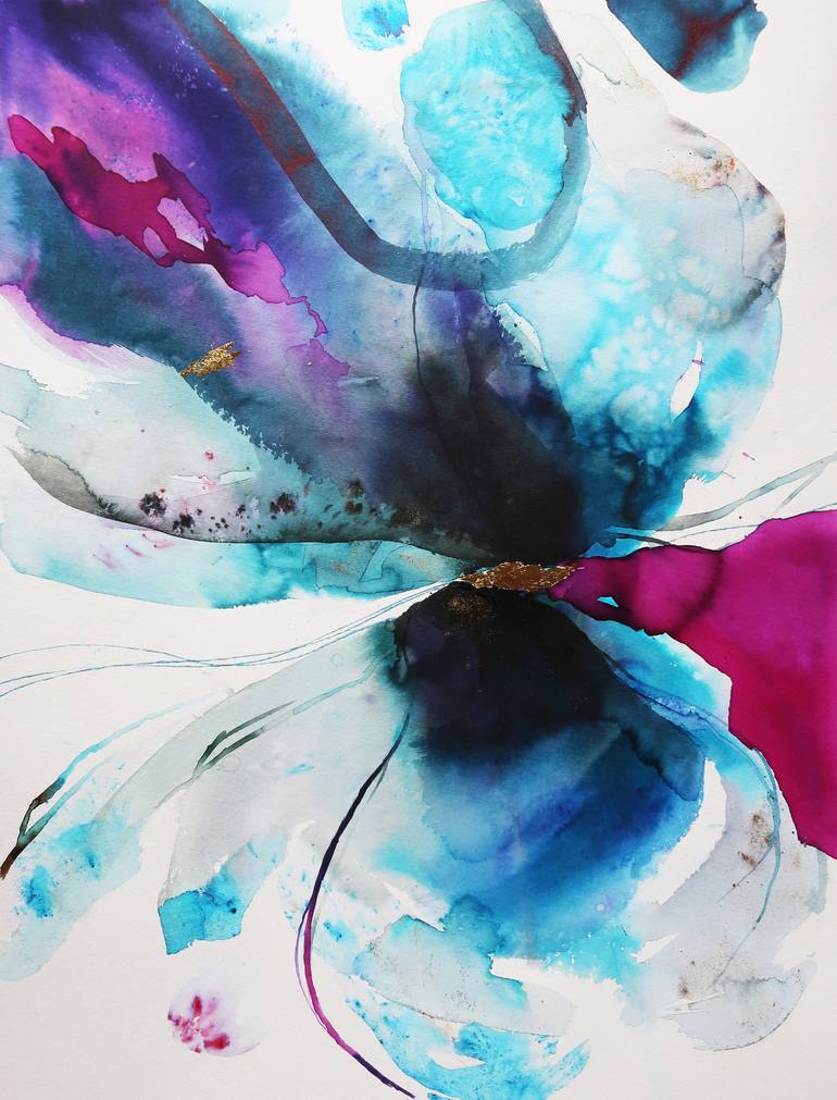 Original Abstract Expressionism Abstract Paintings by Joanna Pilarczyk