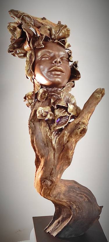 Original Abstract Expressionism People Sculpture by Elena Kraft