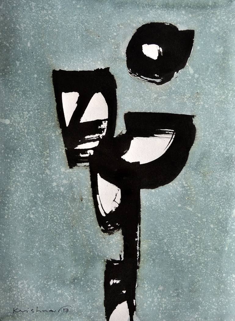 Print of Fine Art Abstract Drawings by Krishna Pulkundwar