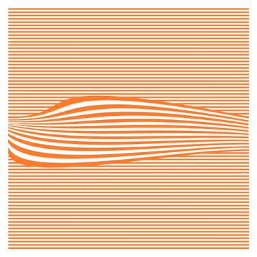 Original Op Art Geometric Digital by Carlos Perez Del Moro