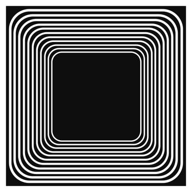 Original Geometric Patterns Mixed Media by Carlos Perez Del Moro
