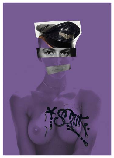 Original Pop Art Erotic Digital by Carlos Perez Del Moro