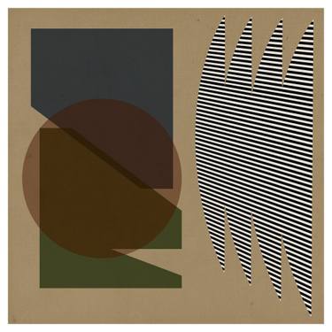 Original Pop Art Geometric Mixed Media by Carlos Perez Del Moro