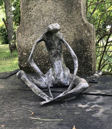 Original Abstract Expressionism Body Sculpture by De Villechabrolle Marion