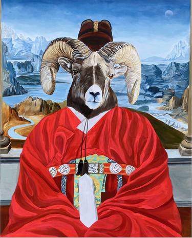 Original Figurative Classical Mythology Paintings by Su Hyun Kim