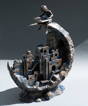 Original Realism Fantasy Sculpture by Yuriy Kraft