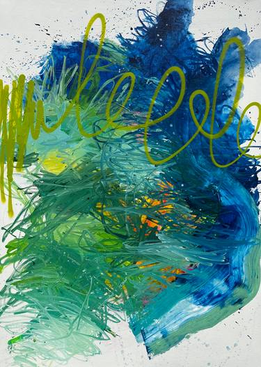 Original Abstract Expressionism Abstract Paintings by Laura Schuler