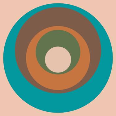 Original Art Deco Abstract Digital by Yvonn Zubak