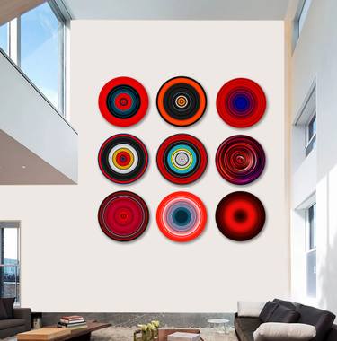 Original Fine Art Abstract Installation by Yvonn Zubak