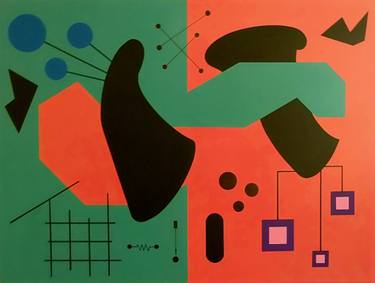 Original Contemporary Abstract Paintings by Juan Jose Hoyos Quiles