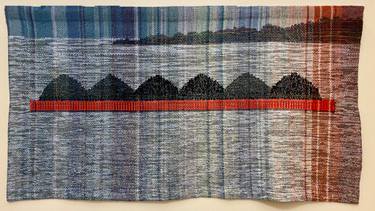 Original Fine Art Seascape Mixed Media by Laura Foster Nicholson