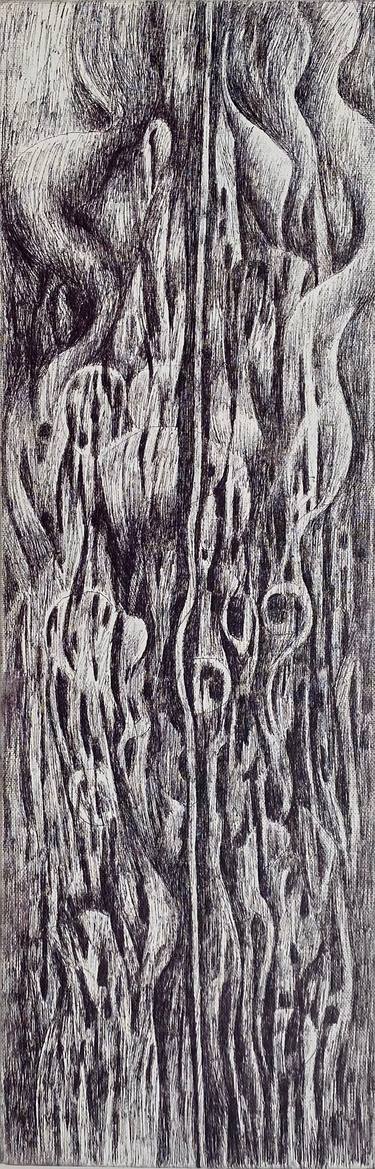 Original Abstract Fantasy Drawings by Peter Crestani