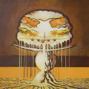 Original Pop Art Political Painting by David Bent