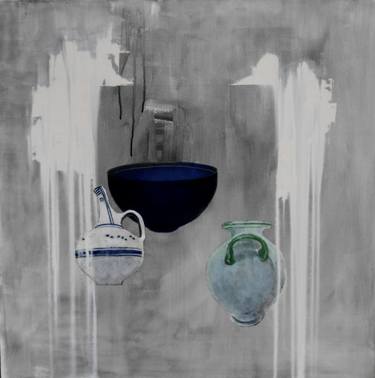 Original Abstract Classical mythology Collage by Christina Penrose