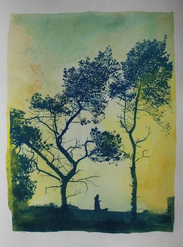 Original Photorealism Landscape Mixed Media by Caroline Marg Elliott