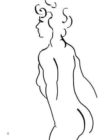 Original Figurative Nude Drawings by David Jones