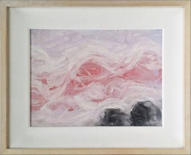 Original Abstract Expressionism Abstract Painting by Lisa Pegnato