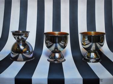 Original Contemporary Geometric Painting by Sir Peter Polyak