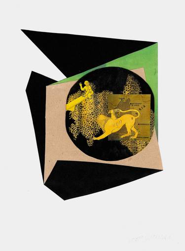 Original Modern Abstract Collage by Josep Santamaria