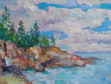 Original Impressionism Landscape Paintings by Ruslan Khais