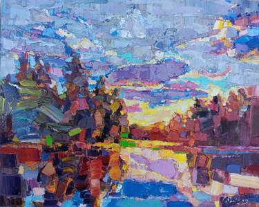Original Impressionism Landscape Paintings by Ruslan Khais