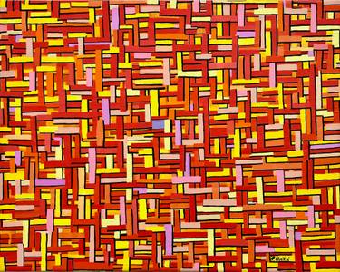 Original Abstract Painting by Paul Ruskin