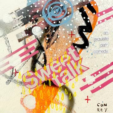 Original Pop Art Abstract Collage by Dave Conrey