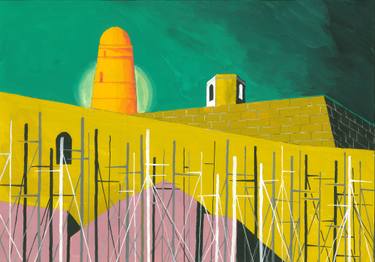 Print of Artificial Intelligence Architecture Paintings by Martin Brown