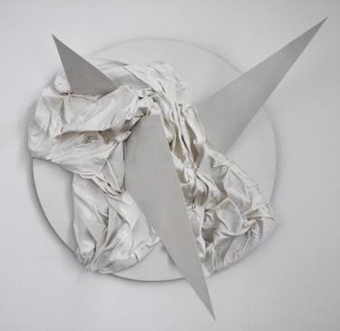 Original Abstract Geometric Sculpture by Malvina - Carola Liuba