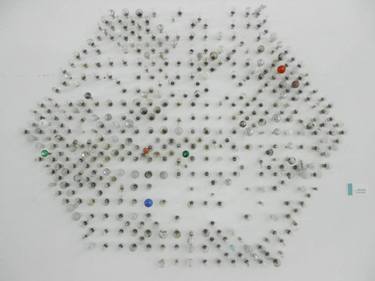 Original Abstract Geometric Installation by Malvina - Carola Liuba