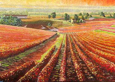 Original Impressionism Landscape Painting by Natasha Hawes