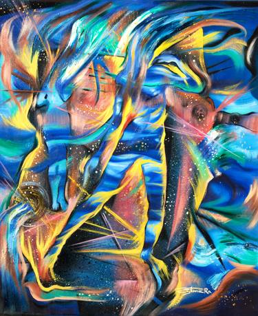 Print of Figurative Outer Space Paintings by Radocation Radoslav Čajkovič