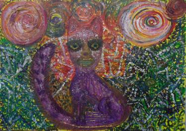 Original Pop Art Outer Space Painting by Svetlana Ivanova
