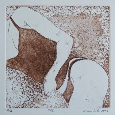 Original Figurative Love Printmaking by Eduardo Bessa
