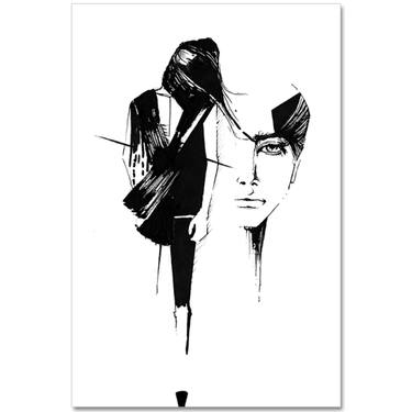 Original Illustration Fashion Drawing by Katharina Purkarthofer 