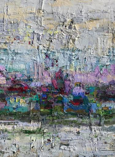 Original Abstract Landscape Painting by Shannon Martinuzzi