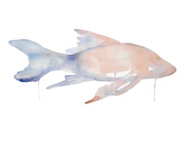 Original Expressionism Fish Paintings by Elizabeth Becker
