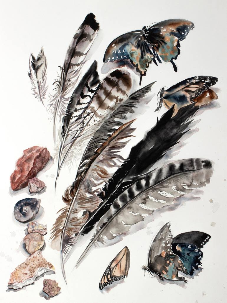 Print of Figurative Nature Paintings by Elizabeth Becker